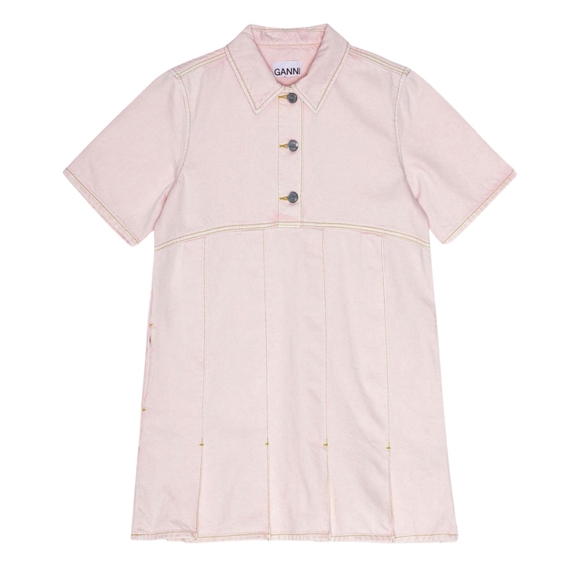 Ganni Dresses & Skirts - Nwt GANNI dress chalk pink size 42 $495 retail